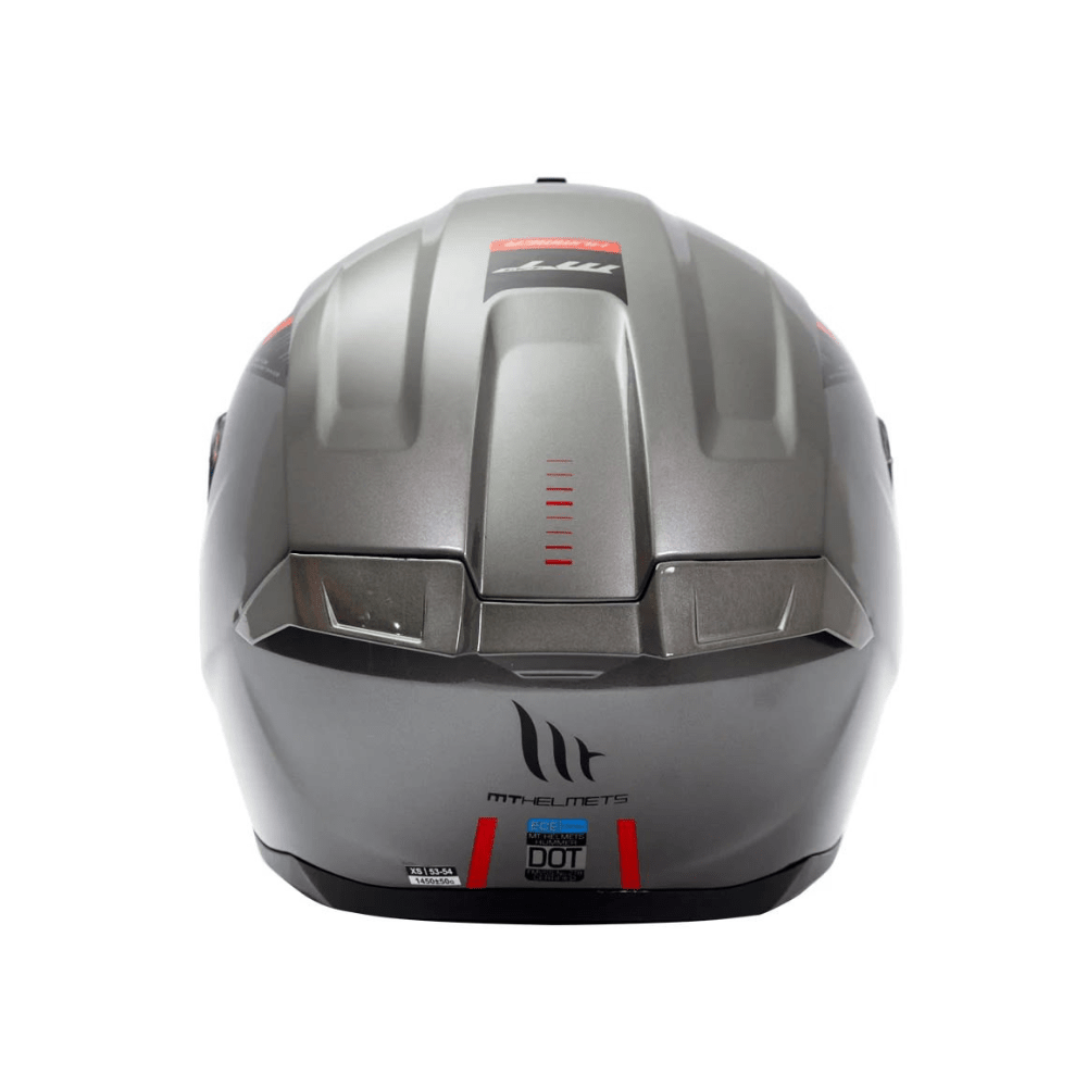 CASCO PARA MOTO MT FF114 HUMMER SOLID A2 TITANIUM BRILLO5