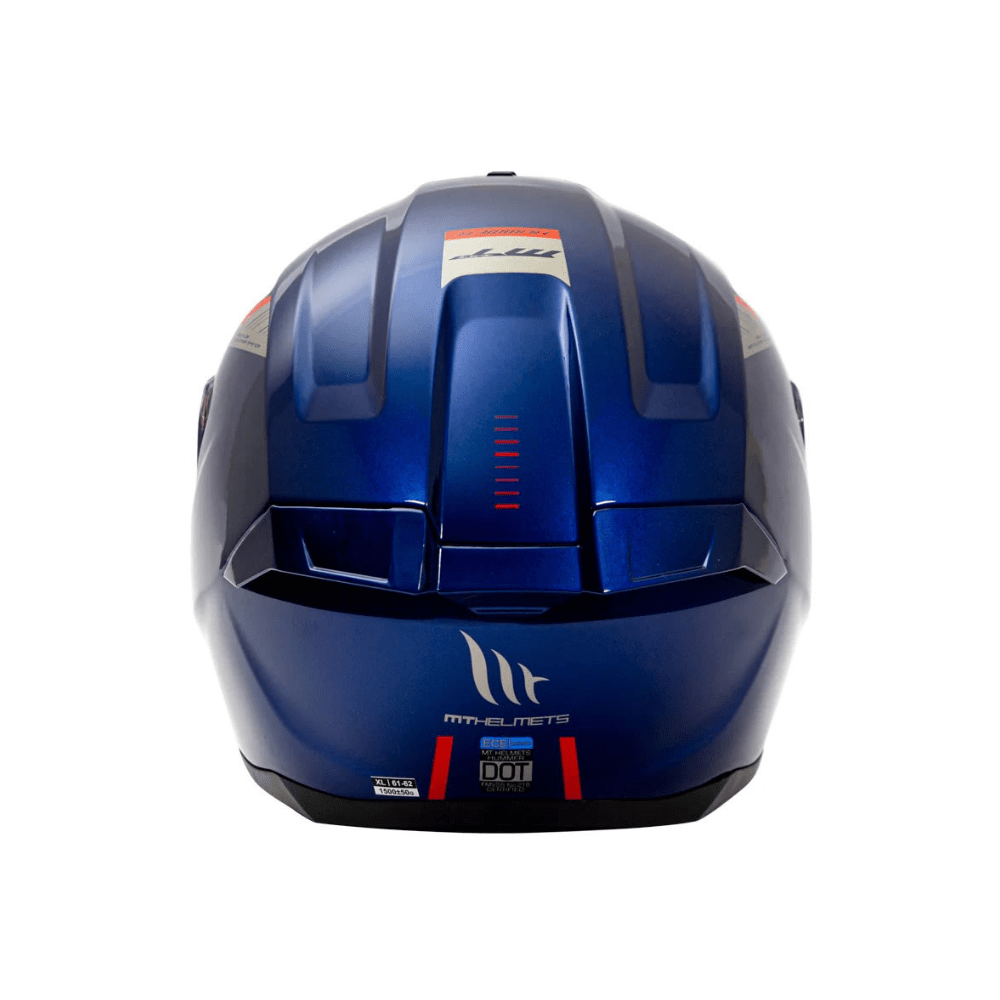CASCO PARA MOTO MT FF114 HUMMER SOLID A7 AZUL BRILLO5