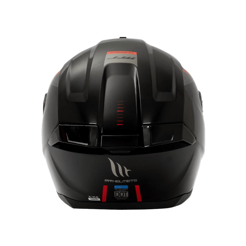 CASCO PARA MOTO MT FF114 HUMMER SOLID A1 NEGRO BRILLO6