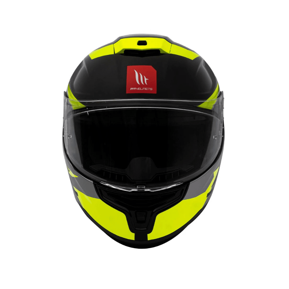 CASCO PARA MOTO MT FF114 HUMMER QUO B13 AMARILLO FLÚOR BRILLO3