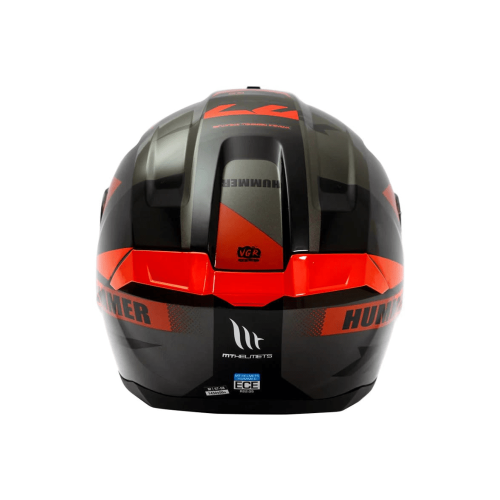 CASCO PARA MOTO MT FF114 HUMMER QUO B5 ROJO BRILLO6
