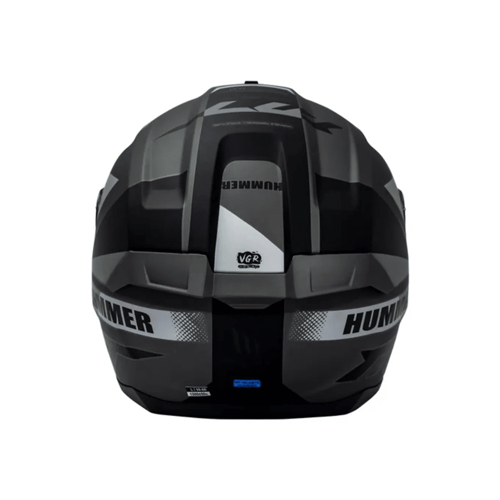 CASCO PARA MOTO MT FF114 HUMMER QUO C2 TITANIUM MATE4