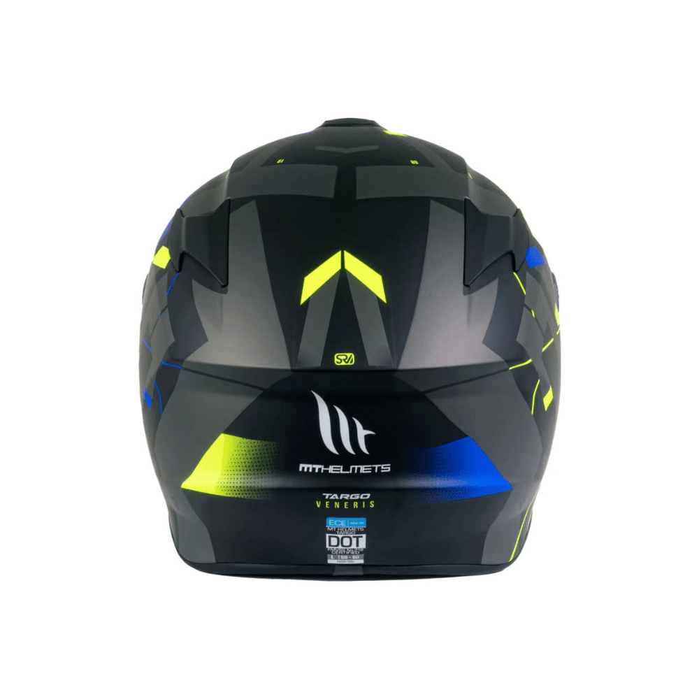 CASCO PARA MOTO MT HELMETS TARGO VENERIS A1 AZUL MATE5