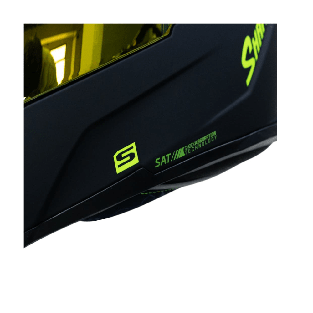 CASCO SHAFT 502SP SOLID NEGRO NEON YELLOW | CASCO INTEGRAL CERTIFICADO DOT ACREDITADO6