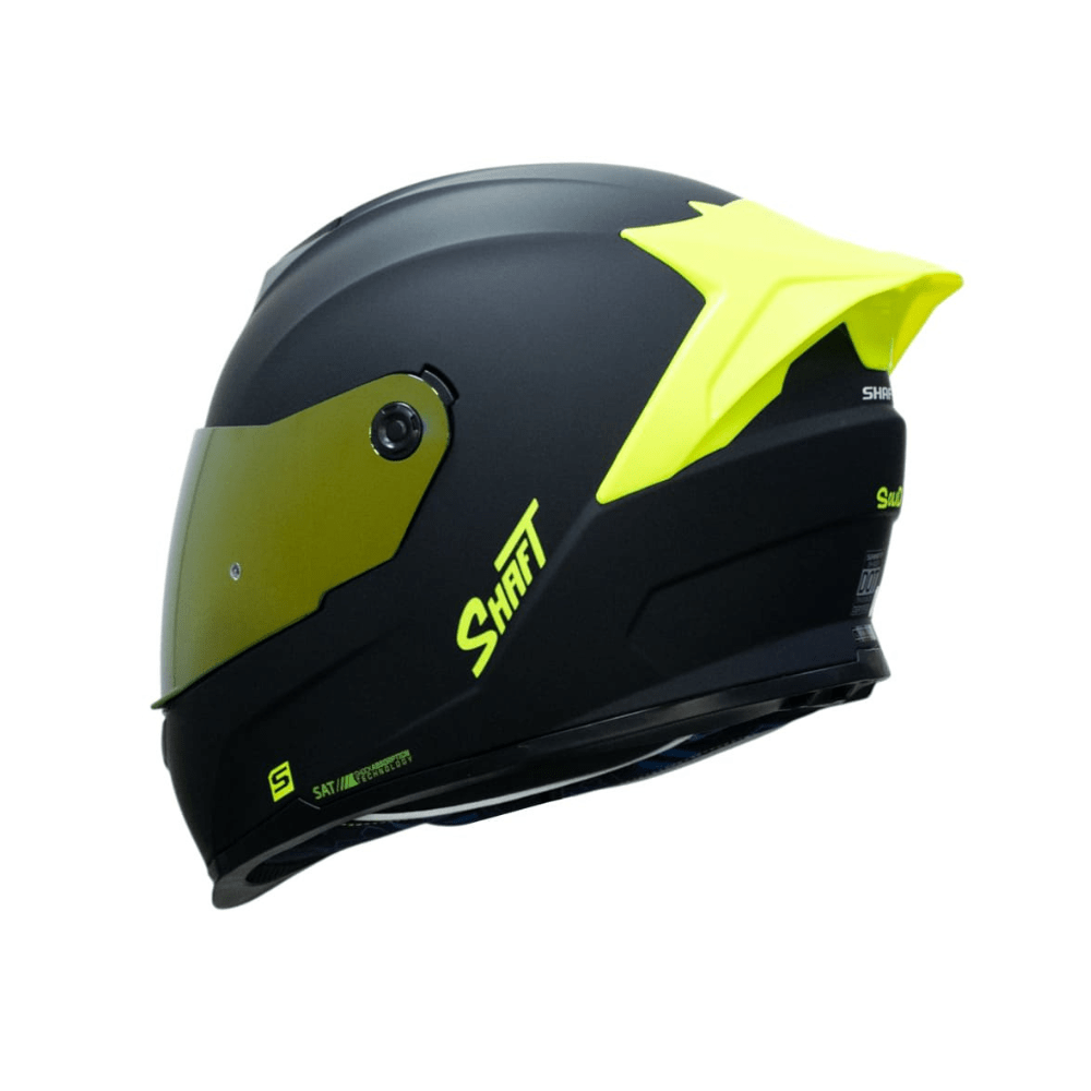 CASCO SHAFT 502SP SOLID NEGRO NEON YELLOW | CASCO INTEGRAL CERTIFICADO DOT ACREDITADO3