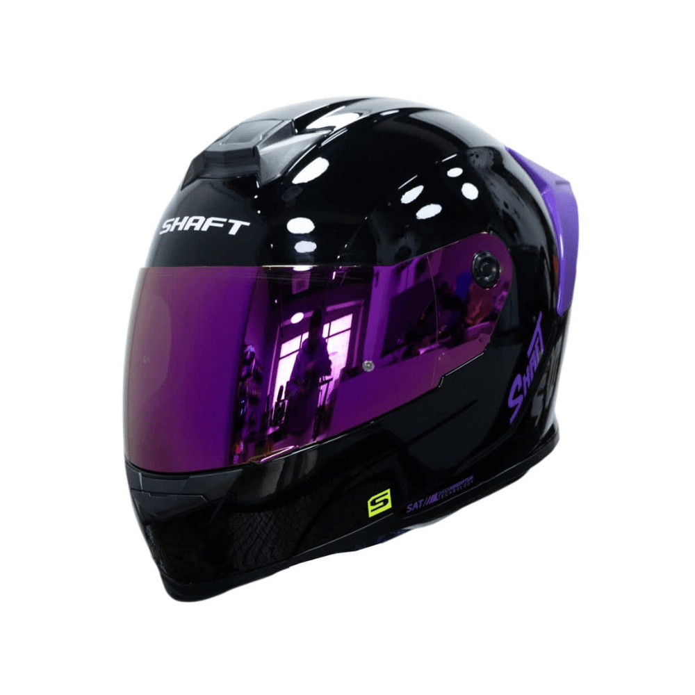 CASCO PARA MOTO SHAFT 502SP SOLID NEGRO MORADO2