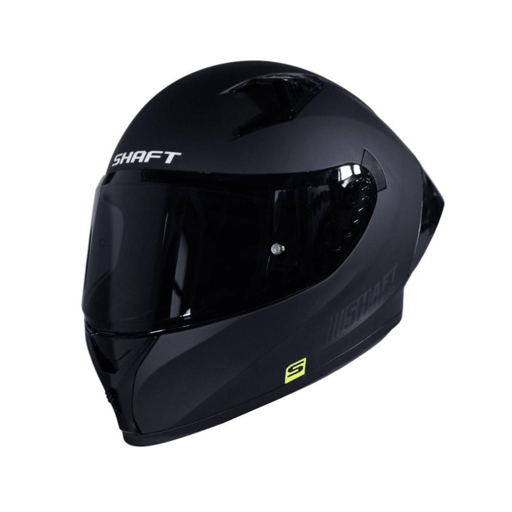 CASCO INTEGRAL PARA MOTO SHAFT 526 SP EVO SOLID NEGRO MATE ECE 22.061