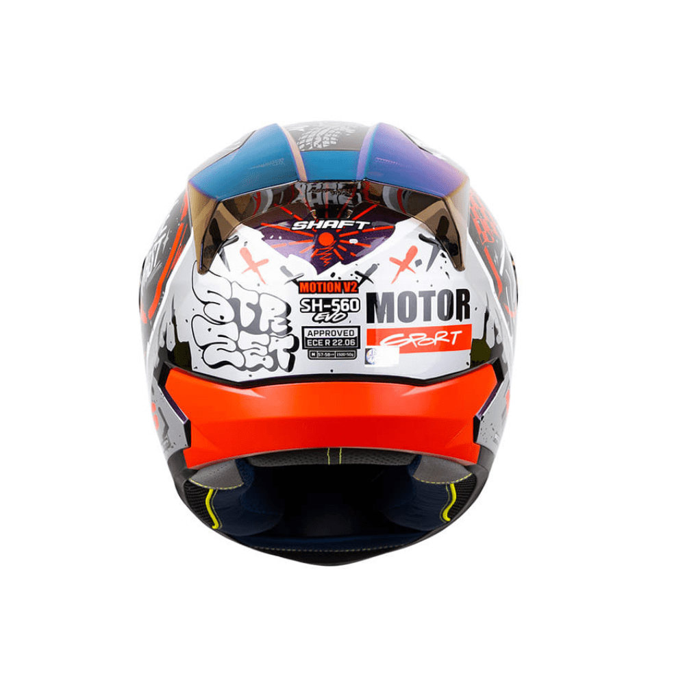 CASCO SHAFT 560 EVO MOTION V2 CAMALEÓN ROJO | CERTIFICADO ECE 22.064