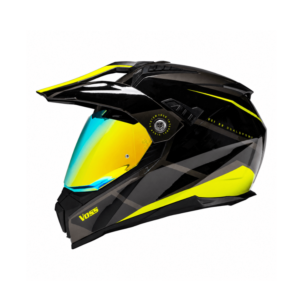 CASCO VOSS 601-D2 NEGRO VERDE | CONQUISTA CUALQUIER TERRENO CON TOTAL SEGURIDAD1