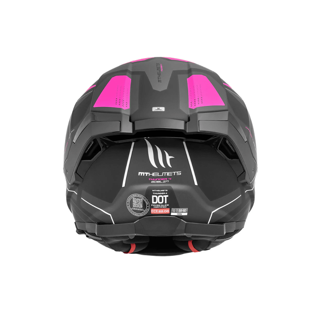 CASCO  PARA MOTO INTEGRAL MT HELMETS THUNDER 4 SV R8 ROSA MATE6