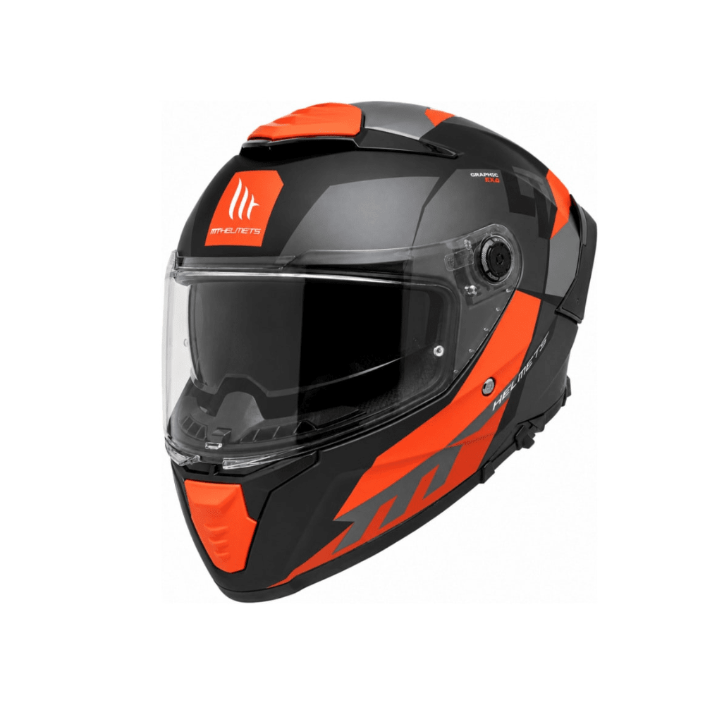 CASCO PARA MOTO MT HELMETS THUNDER 4 SV EXA A5 ROJO MATE1