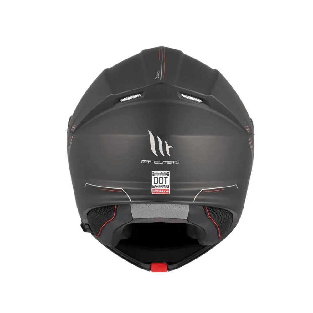 CASCO PARA MOTO MT HELMETS FU935SV GENESIS SV SOLID A1 NEGRO MATE4