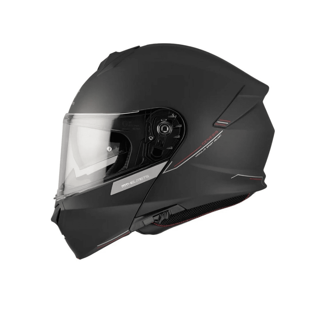 CASCO PARA MOTO MT HELMETS FU935SV GENESIS SV SOLID A1 NEGRO MATE1