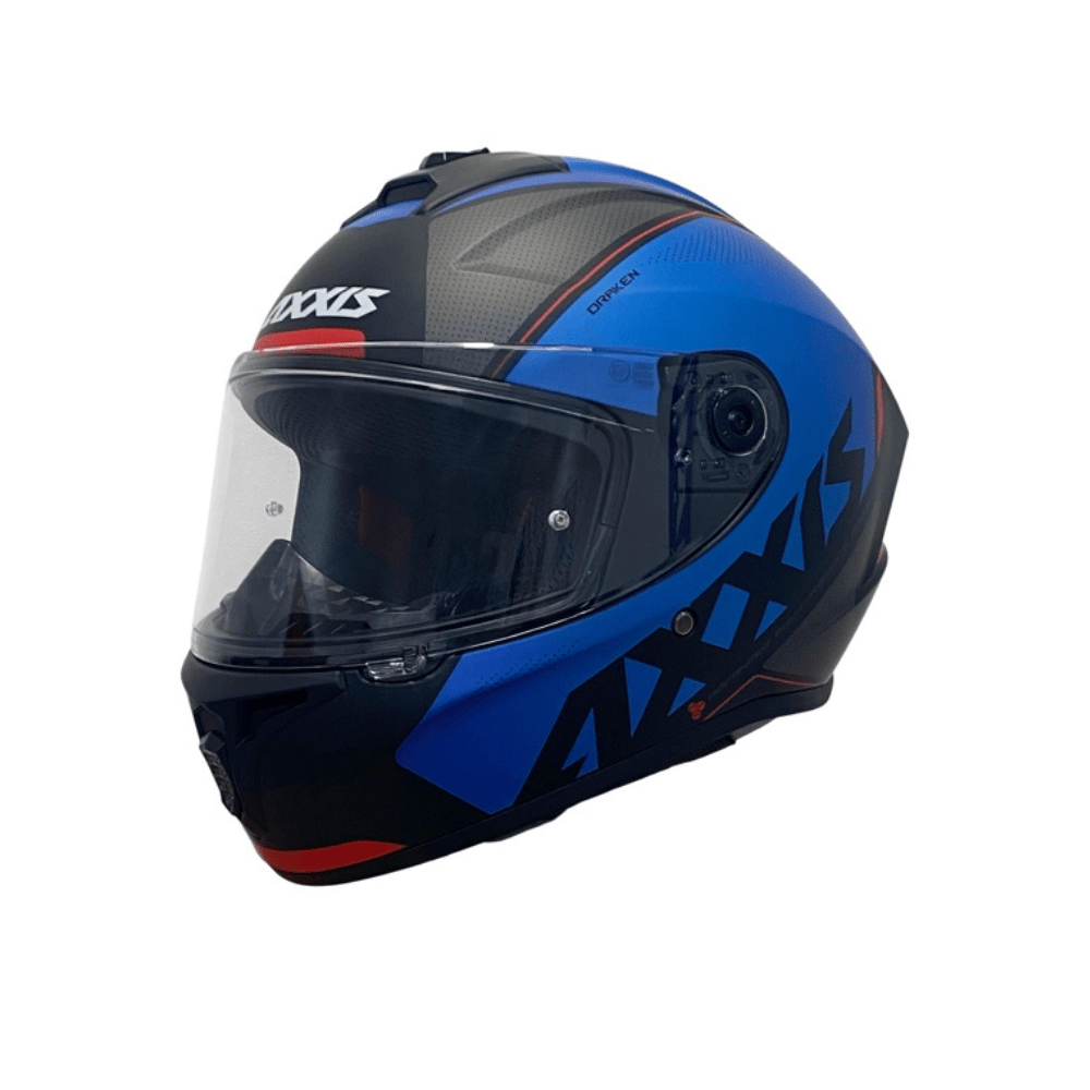 CASCO PARA MOTO AXXIS FF112D DRAKEN S GEAR E7 AZUL MATE1