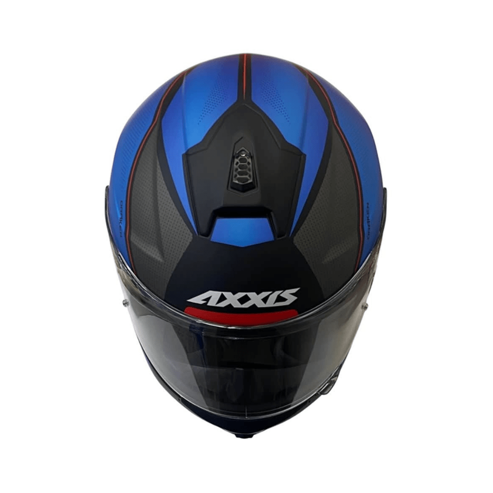 CASCO PARA MOTO AXXIS FF112D DRAKEN S GEAR E7 AZUL MATE6