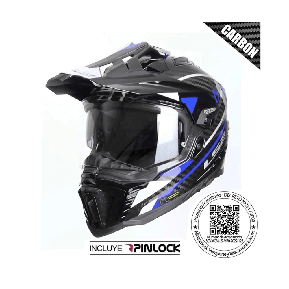 CASCO PARA MOTO LS2 MX701 EXPLORER C ADVENTURE MULTIPROPÓSITO AZUL1