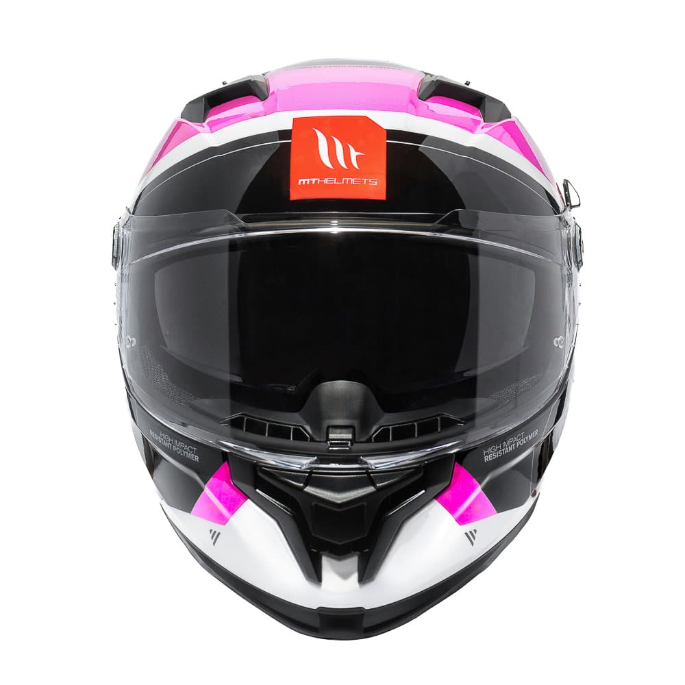 CASCO MT HELMETS BRAKER SV A8 LAB ROSA BRILLO| SEGURIDAD DE NUEVA GENERACIÓN CON VISOR SOLAR3