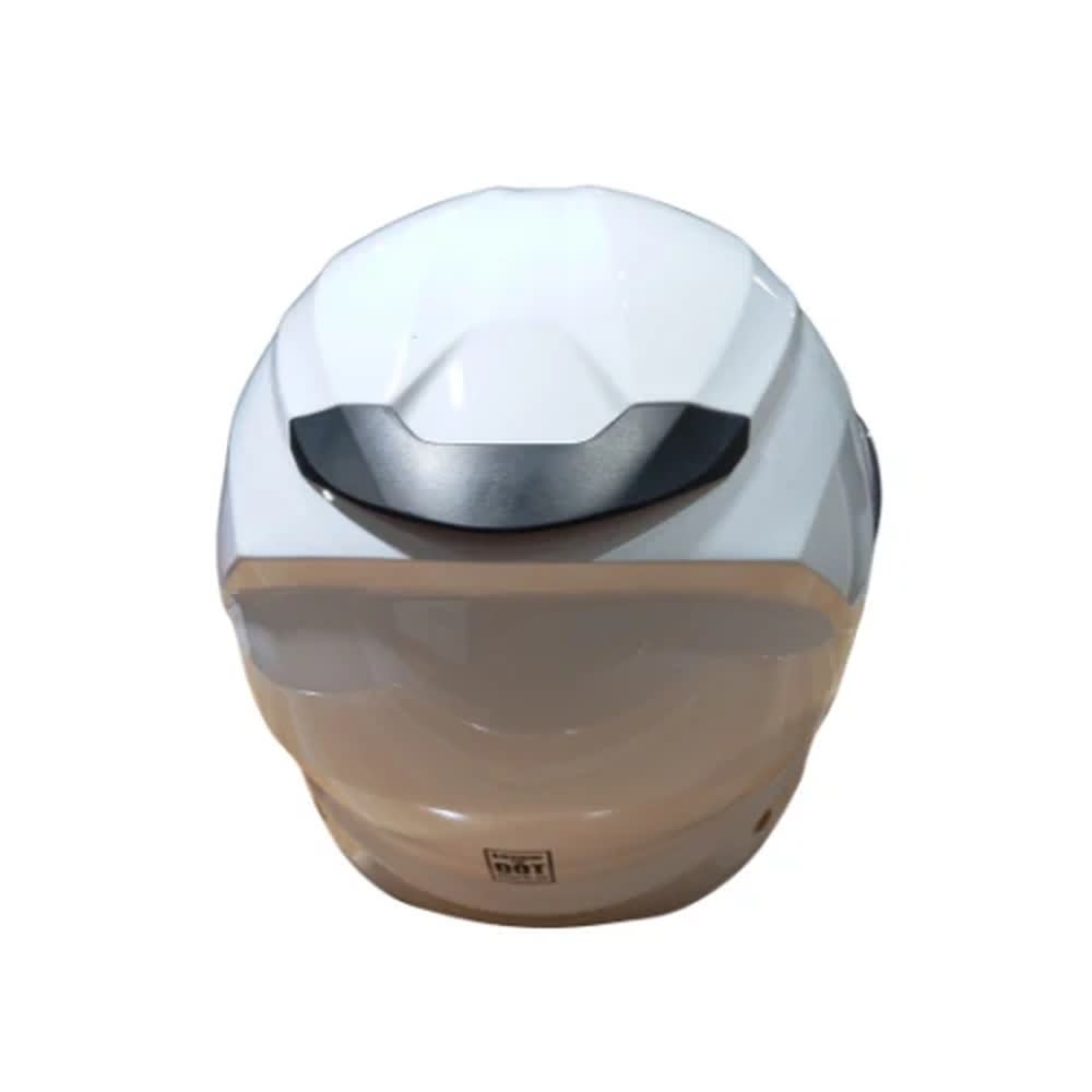 CASCO ABATIBLE VOSS 580 BLANCO | DOBLE VISOR, CERTIFICACIÓN ECE 22.05 Y DOT5