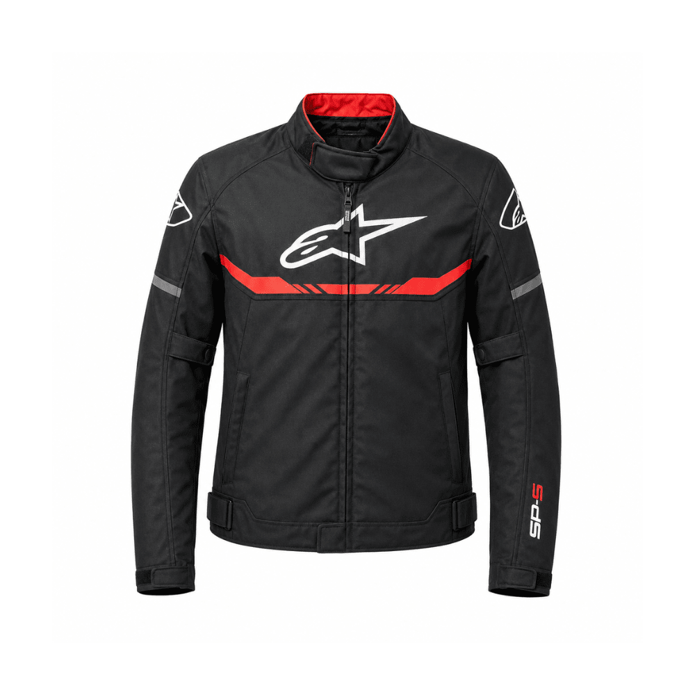 CHAQUETA ALPINESTARS T-SPS WATERPROOF NEGRA ROJA1