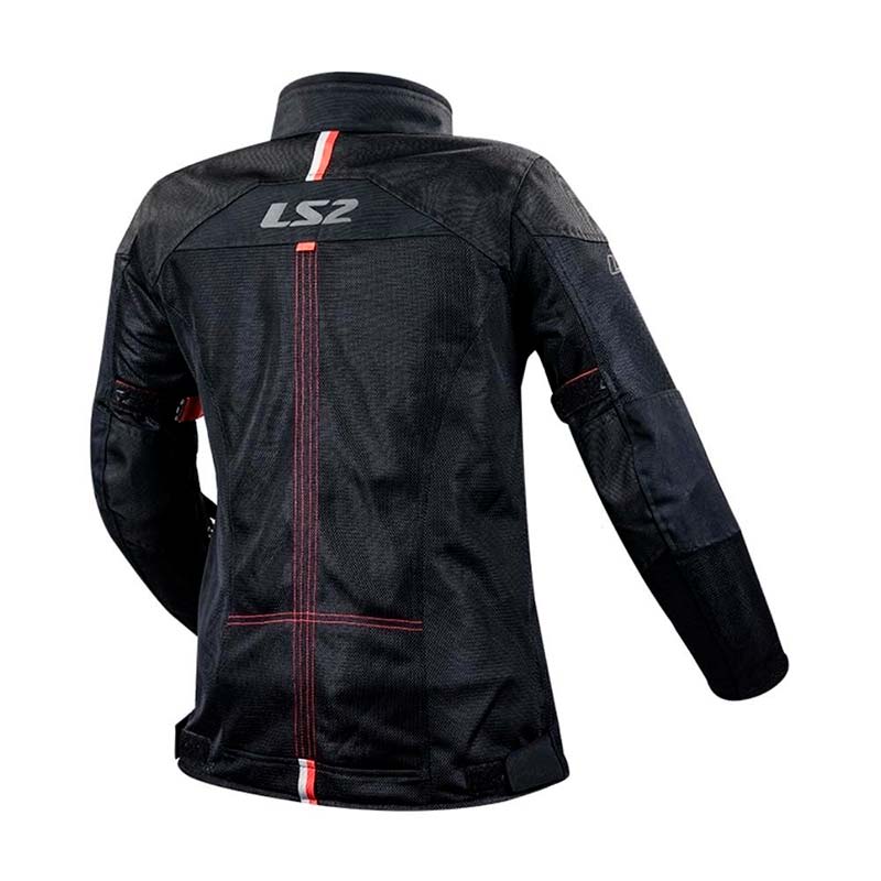 chaqueta ls2 alba verano mujer negra rojo2
