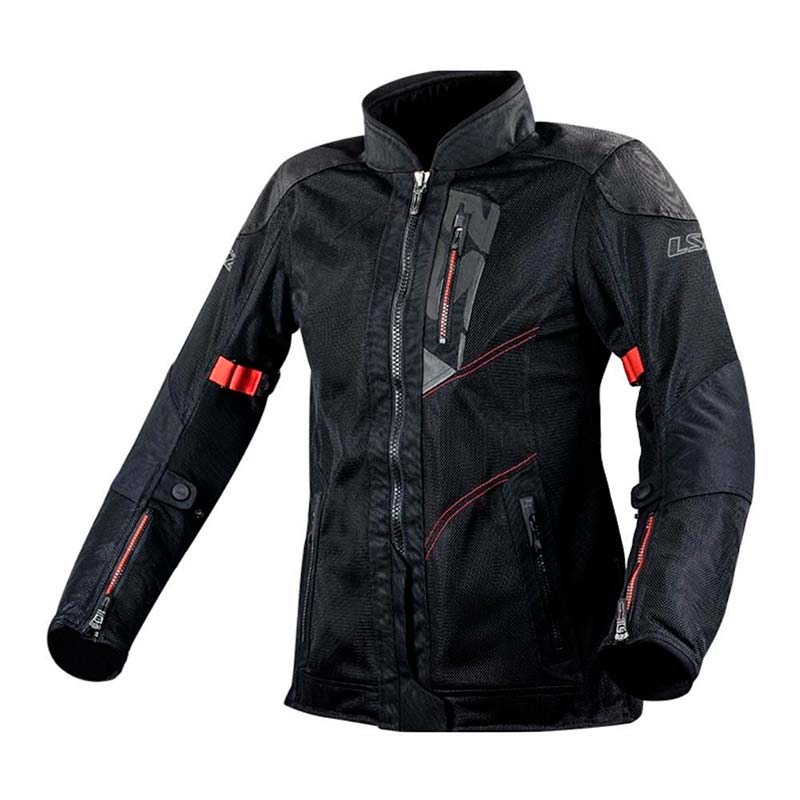 chaqueta ls2 alba verano mujer negra rojo1