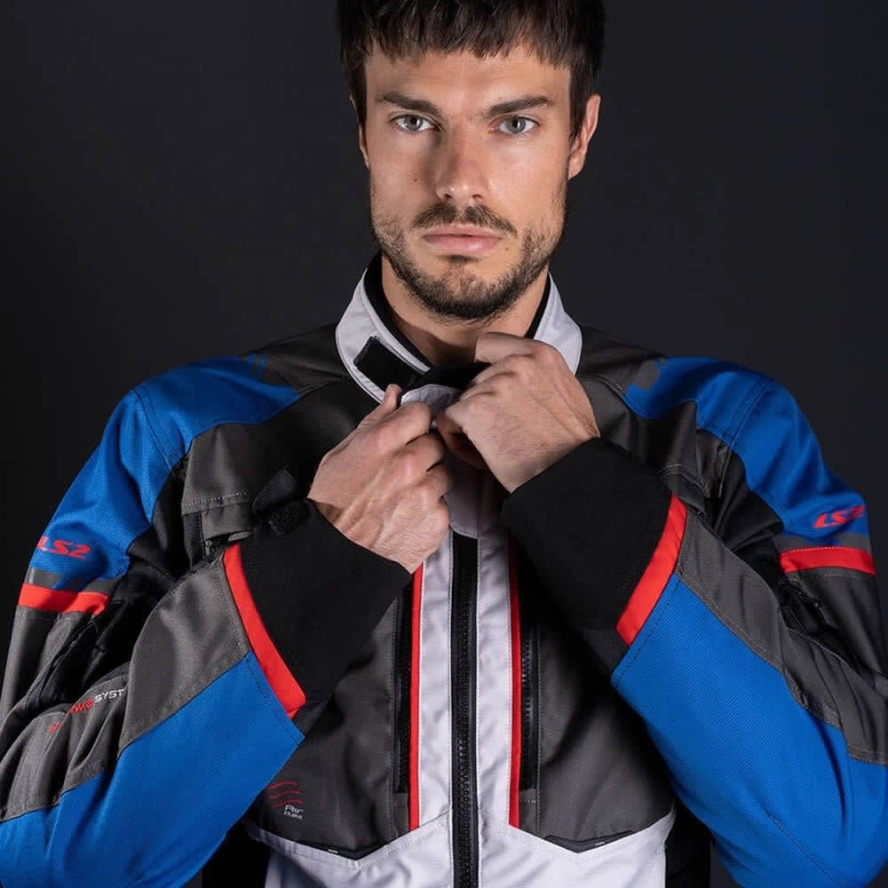 CHAQUETA LS2 NORWAY NEGRA / AZUL / GRIS / ROJA | PROTECCIÓN Y CONFORT PARA TODO CLIMA3