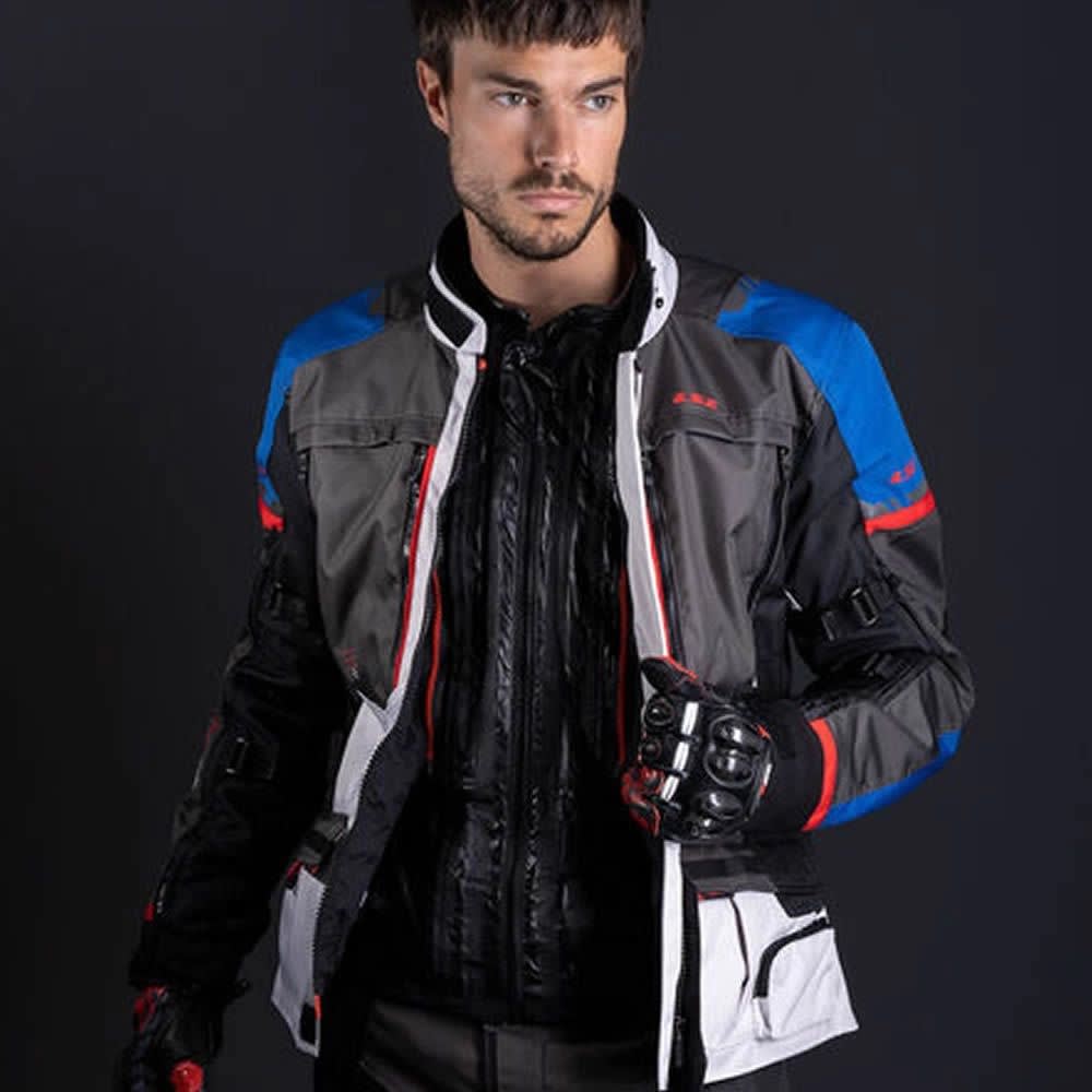 CHAQUETA LS2 NORWAY NEGRA / AZUL / GRIS / ROJA | PROTECCIÓN Y CONFORT PARA TODO CLIMA4
