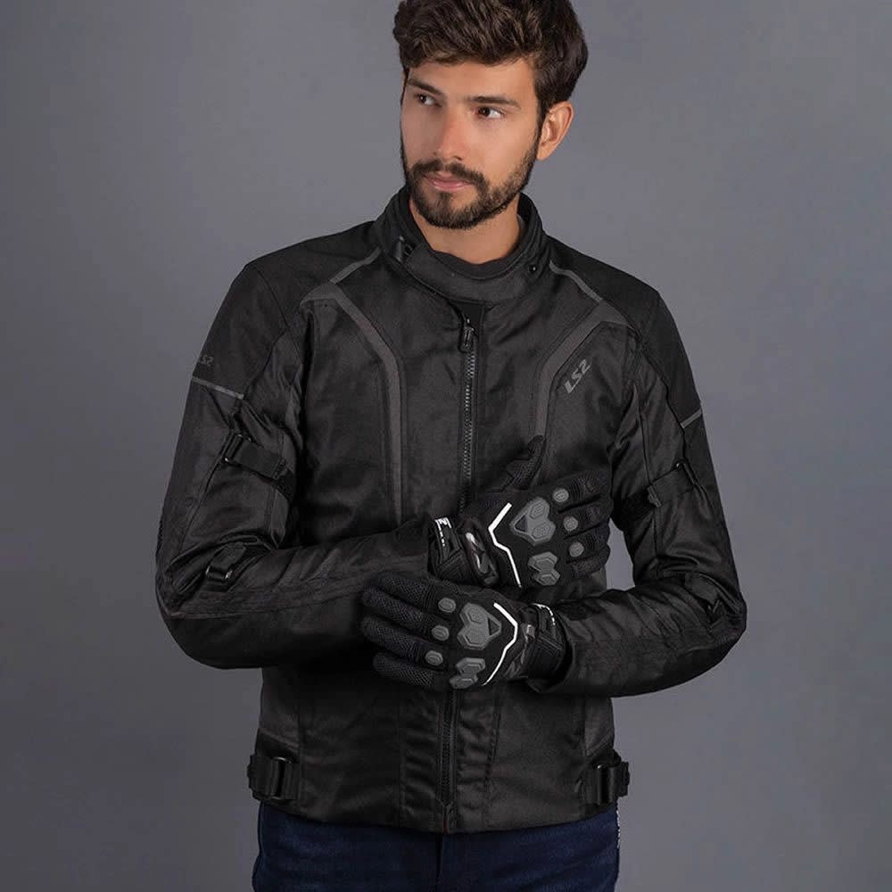 CHAQUETA LS2 SEPANG NEGRA GRIS | PROTECCIÓN Y CONFORT PARA CADA RUTA3