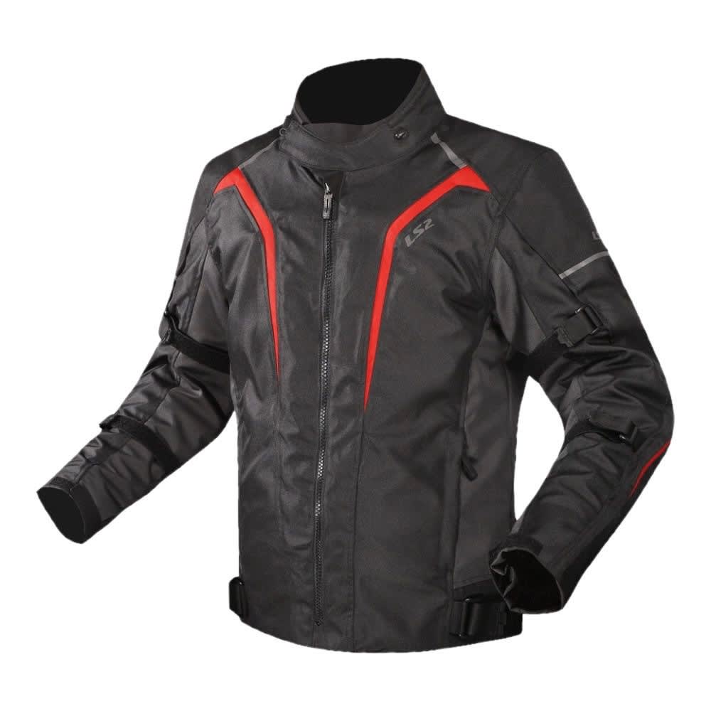 CHAQUETA LS2 SEPANG NEGRA GRIS ROJA | PROTECCIÓN Y CONFORT PARA CADA RUTA1