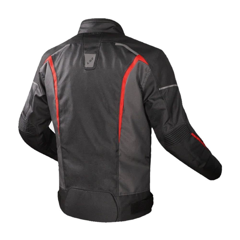 CHAQUETA LS2 SEPANG NEGRA GRIS ROJA | PROTECCIÓN Y CONFORT PARA CADA RUTA2