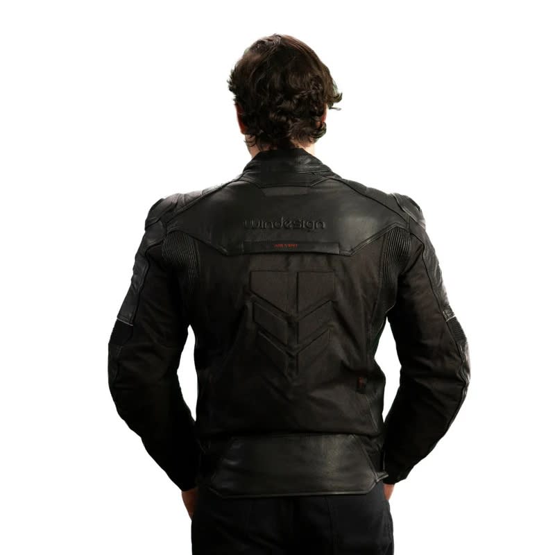 CHAQUETA CUERO CORDURA MIXTA NEGRA ROJA PARA MOTO | PROTECCIÓN, RESISTENCIA Y ESTILO DEPORTIVO7