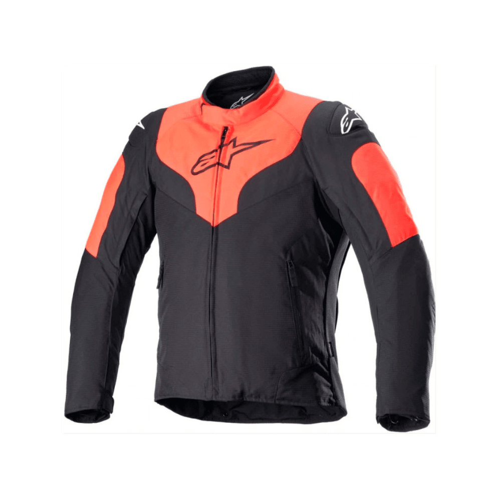 CHAQUETA PARA MOTO ALPINESTARS RX-3 CON PROTECCIONES NEGRA ROJA1