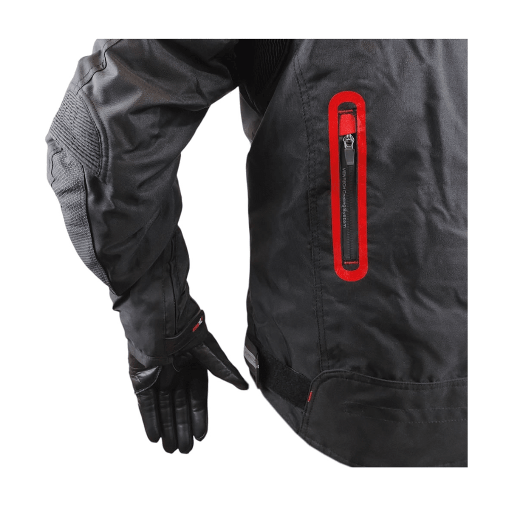 CHAQUETA ATROX ARAGON CE-2132 HOMBRE NEGRA ROJA6