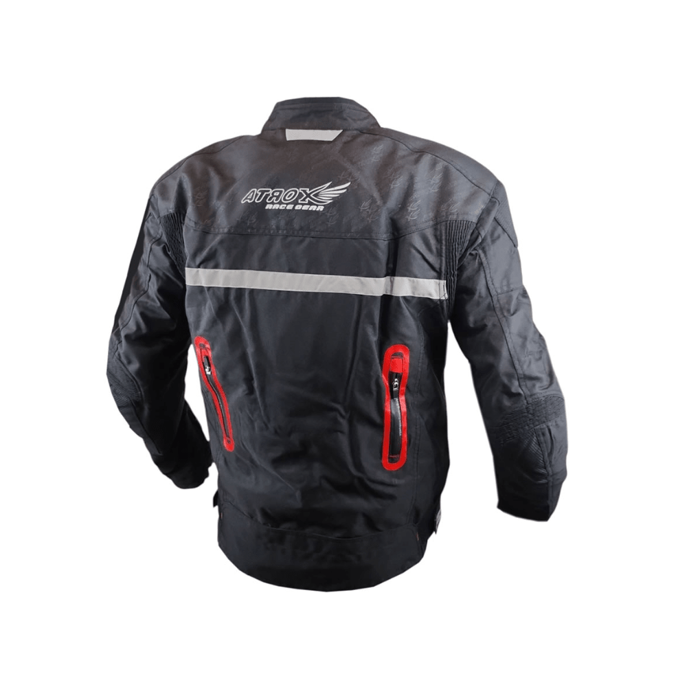 CHAQUETA ATROX ARAGON CE-2132 HOMBRE NEGRA ROJA2