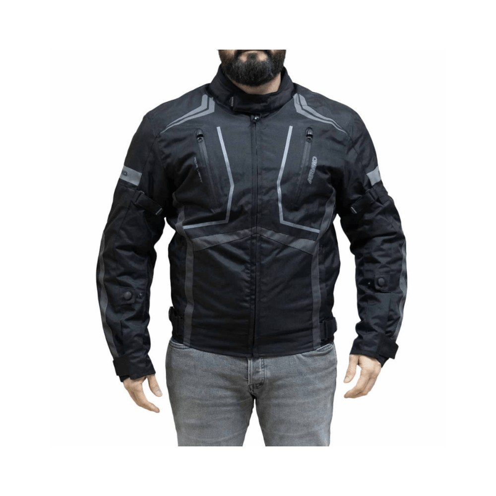 CHAQUETA PARA MOTO ARMAD GEAR START UP MAXDURA IMPERMEABLE NEGRA2