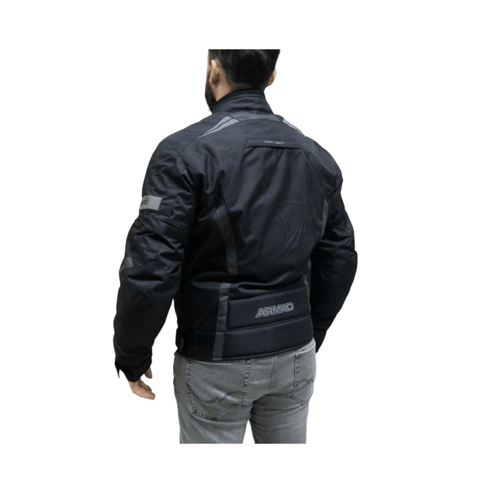 CHAQUETA PARA MOTO ARMAD GEAR START UP MAXDURA IMPERMEABLE NEGRA6