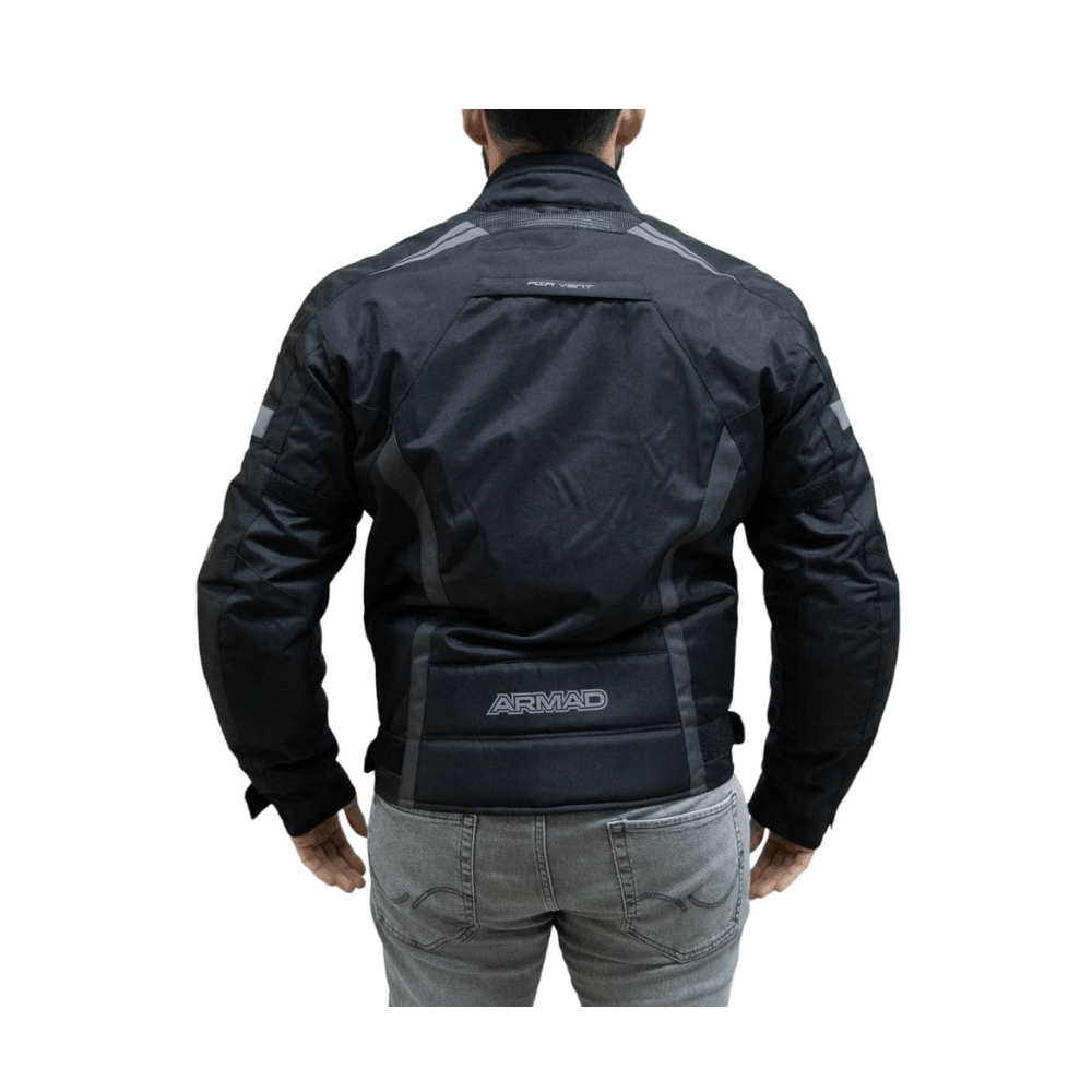 CHAQUETA PARA MOTO ARMAD GEAR START UP MAXDURA IMPERMEABLE NEGRA4