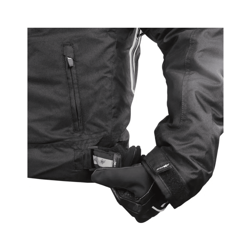 CHAQUETA PARA MOTO ATROX CARDINAL BREAK CON PROTECCIONES NEGRA4