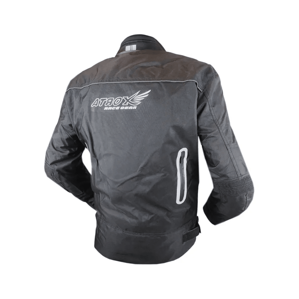 CHAQUETA PARA MOTO ATROX CARDINAL BREAK CON PROTECCIONES NEGRA2