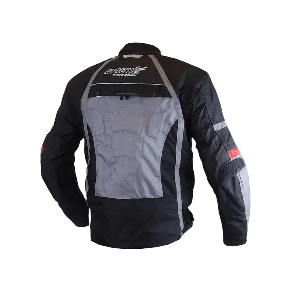 CHAQUETA ATROX TORC CE-2130 HOMBRE NEGRA ROJA2