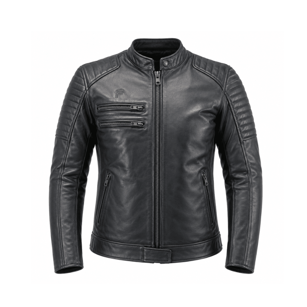 CHAQUETA CUERO 1,8 MM MUJER NEGRA | ELEGANCIA Y PROTECCIÓN EN CADA RUTA1