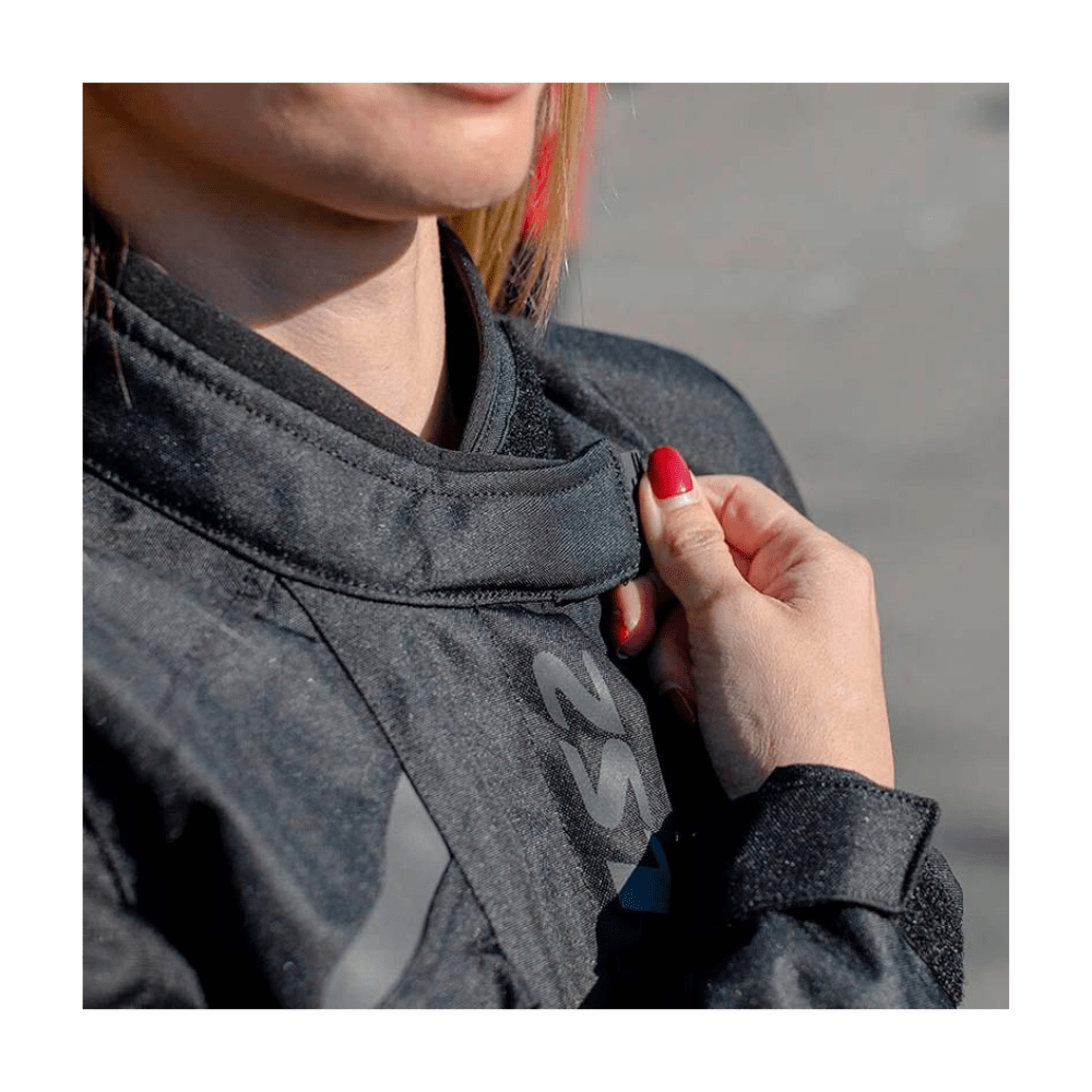 CHAQUETA PARA MOTO LS2 SERRA EVO NEGRA MUJER3