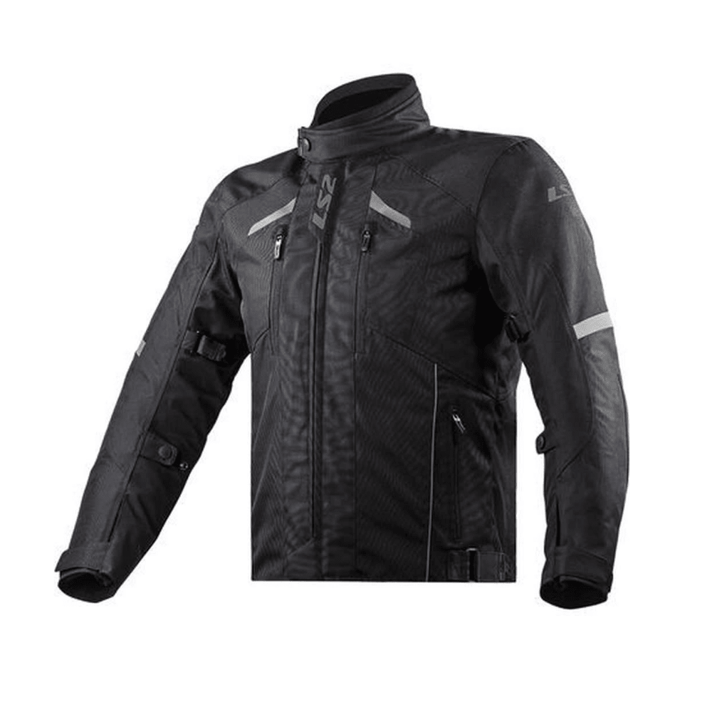 CHAQUETA LS2 SERRA EVO NEGRA HOMBRE CON PROTECCIÓNES CE2