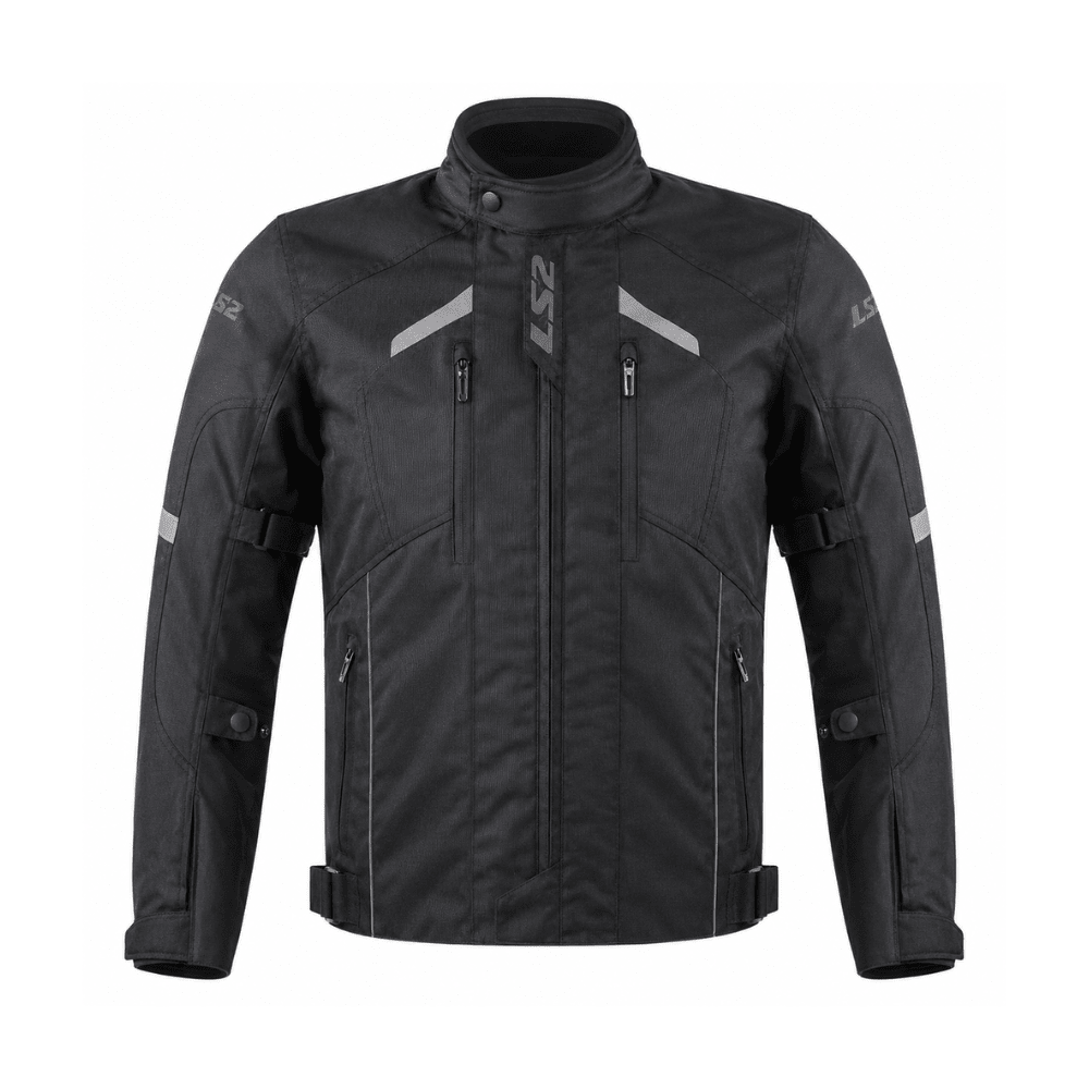 CHAQUETA LS2 SERRA EVO NEGRA HOMBRE CON PROTECCIÓNES CE1
