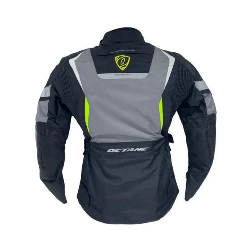 CCHAQUETA OCTANE TERESSA II GRIS AMARILLO | SEGURIDAD PARA CADA AVENTURA2