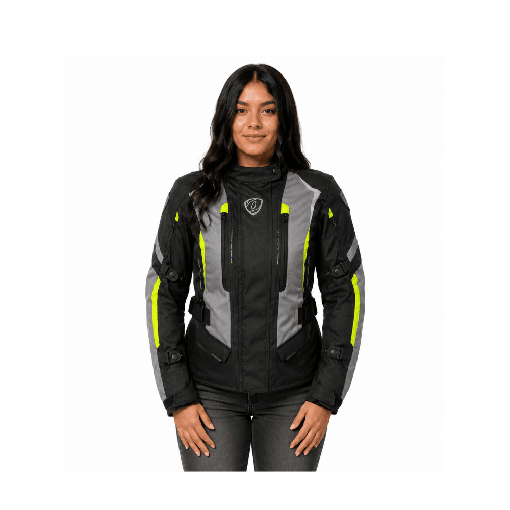 CCHAQUETA OCTANE TERESSA II GRIS AMARILLO | SEGURIDAD PARA CADA AVENTURA4