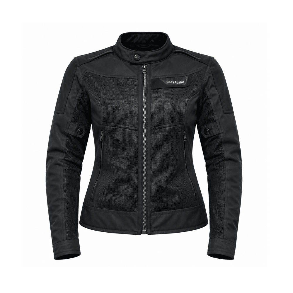 CHAQUETA ONES AGAIN MUJER SJ01W NEGRA | VENTILACIÓN PARA RODAR CON SEGURIDAD1