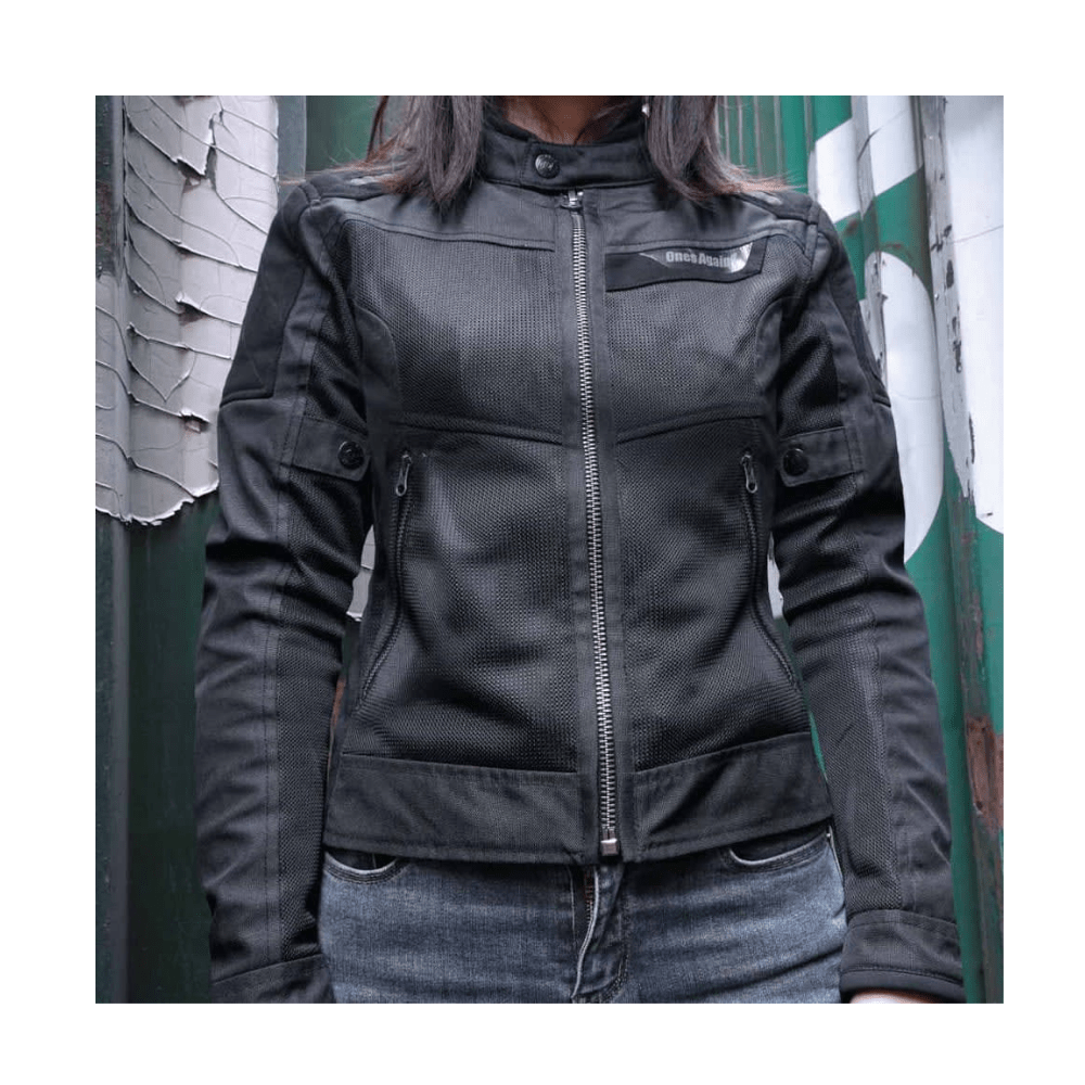 CHAQUETA ONES AGAIN MUJER SJ01W NEGRA | VENTILACIÓN PARA RODAR CON SEGURIDAD2