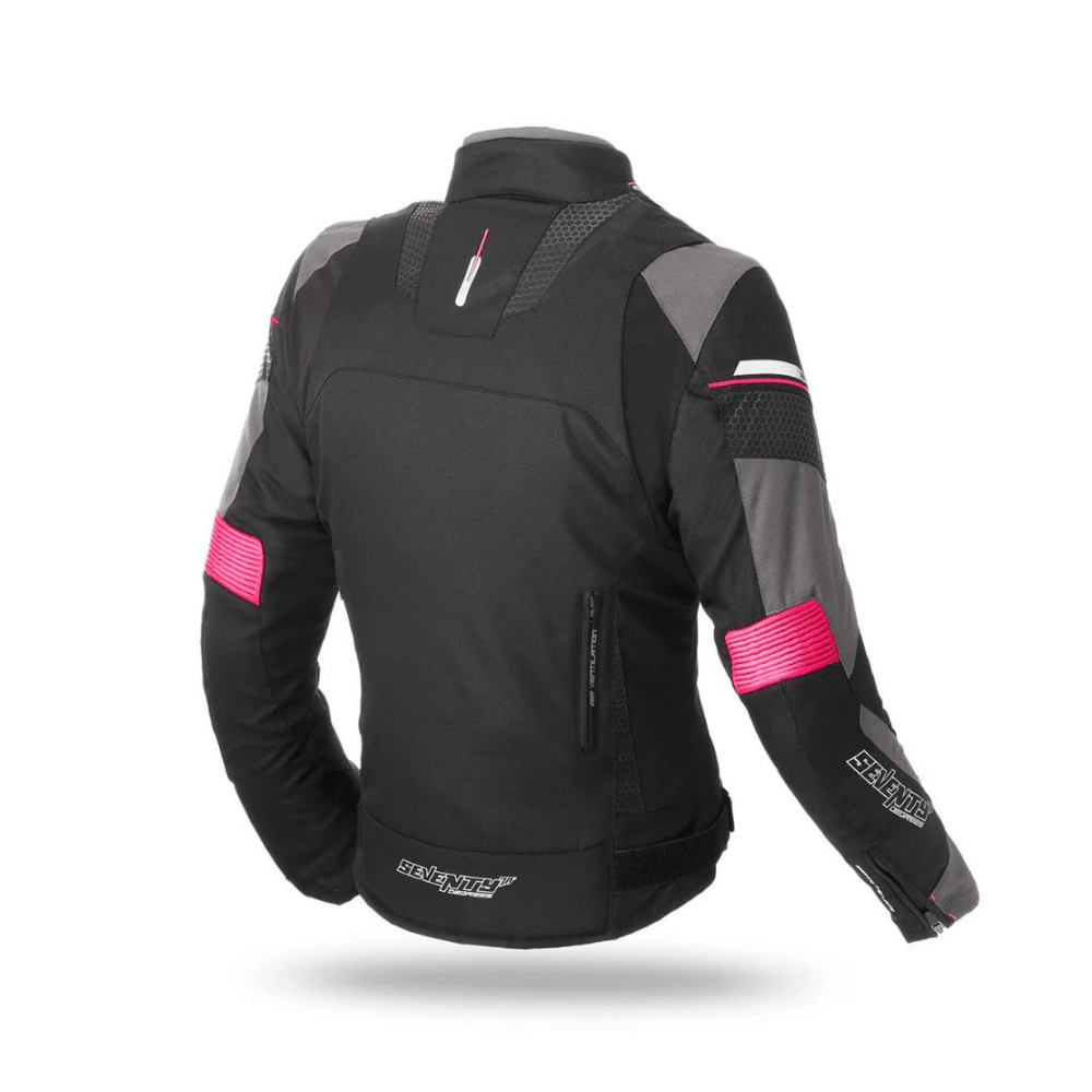 CHAQUETA SEVENTY SD-JR71 MUJER NEGRA ROSA | RENDIMIENTO DEPORTIVO CON ADN RACING2