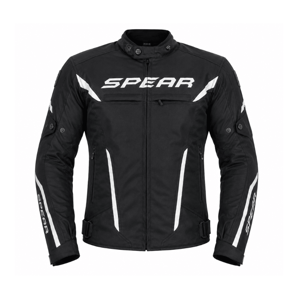 CHAQUETA PARA MOTO CONCORDE CON PROTECCIONES Y FORRO TÉRMICO NEGRA1